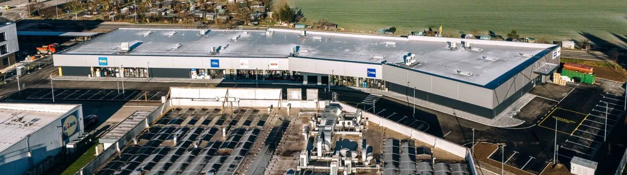 Commercial roof in Slovenia